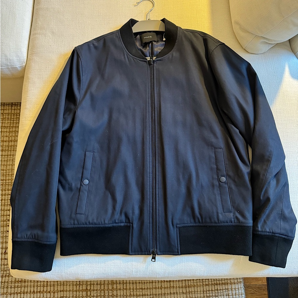 NEW Vince Men’s Navy Bomber Jacket